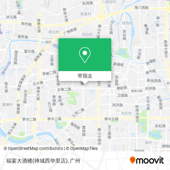 福宴大酒楼(禅城西华里店)地图