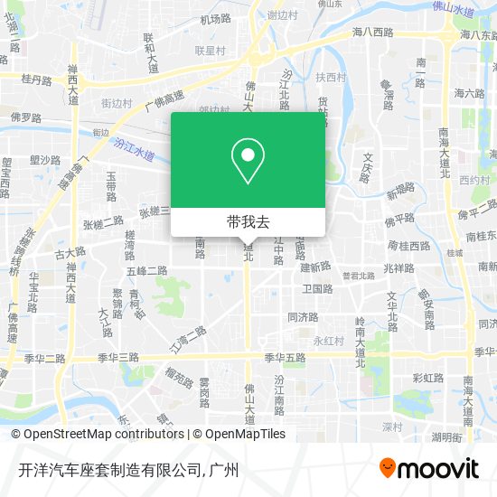 开洋汽车座套制造有限公司地图