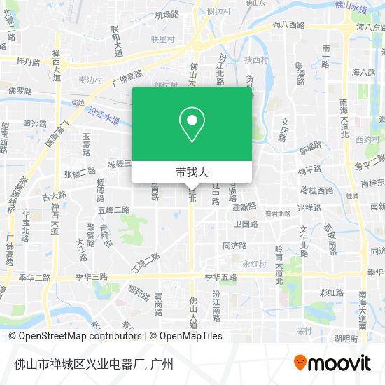 佛山市禅城区兴业电器厂地图