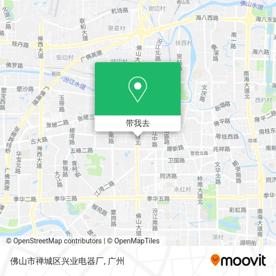 佛山市禅城区兴业电器厂地图