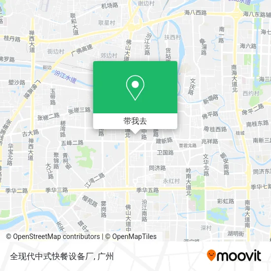 全现代中式快餐设备厂地图
