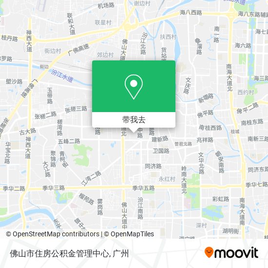 佛山市住房公积金管理中心地图