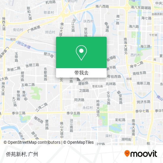 侨苑新村地图