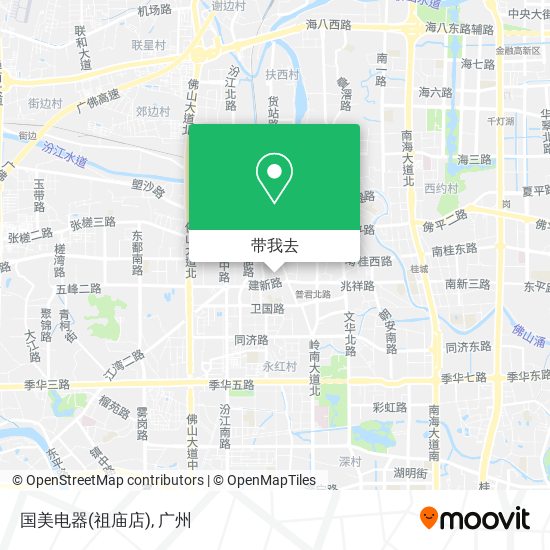 国美电器(祖庙店)地图