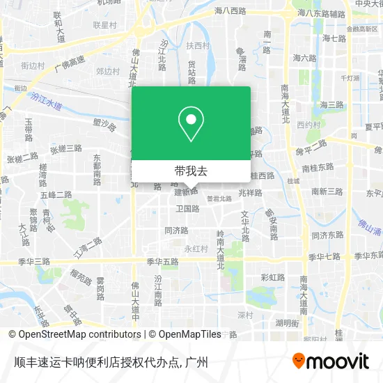 顺丰速运卡呐便利店授权代办点地图