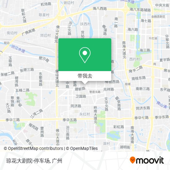 琼花大剧院-停车场地图