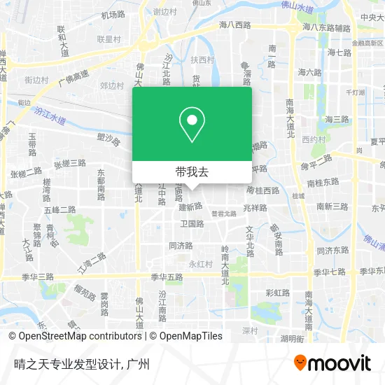 晴之天专业发型设计地图