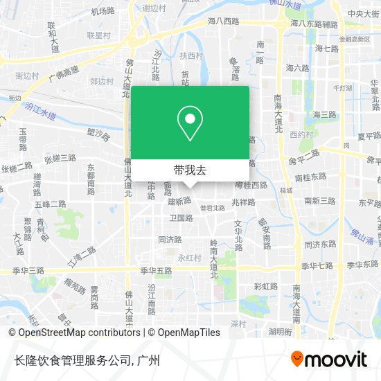 长隆饮食管理服务公司地图