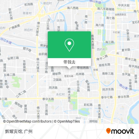 辉耀宾馆地图