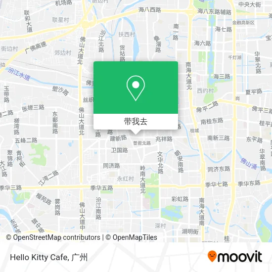Hello Kitty Cafe地图