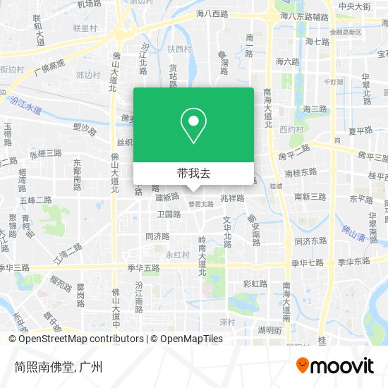 简照南佛堂地图