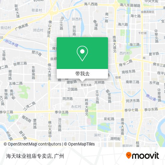 海天味业祖庙专卖店地图
