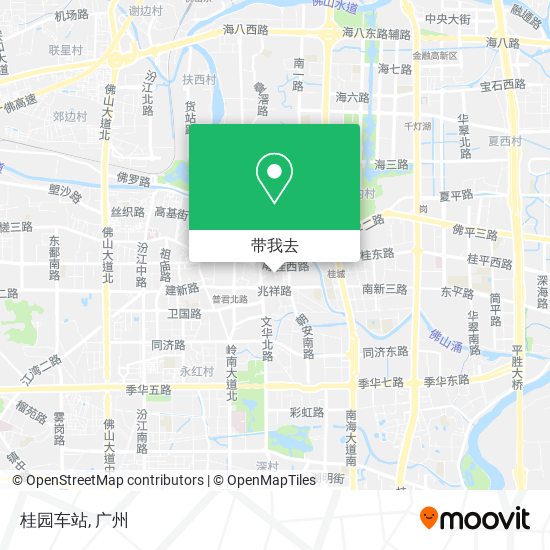 桂园车站地图