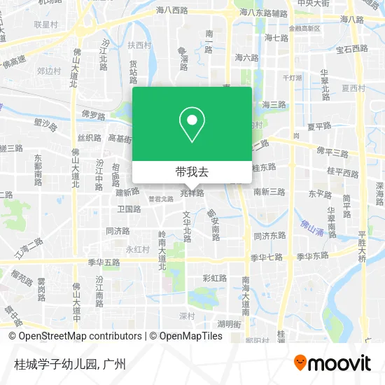 桂城学子幼儿园地图