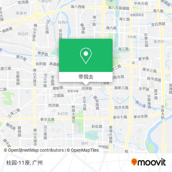 桂园-11座地图