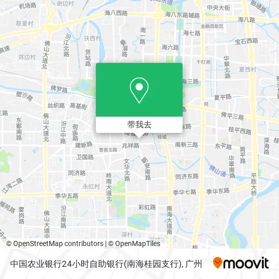 中国农业银行24小时自助银行(南海桂园支行)地图