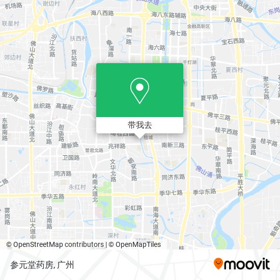 参元堂药房地图