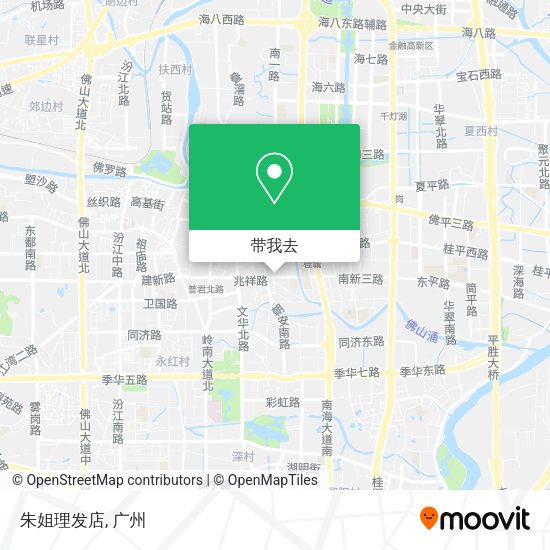朱姐理发店地图
