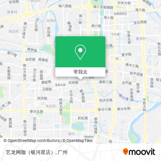 艺龙网咖（银河星店）地图