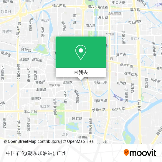 中国石化(朝东加油站)地图
