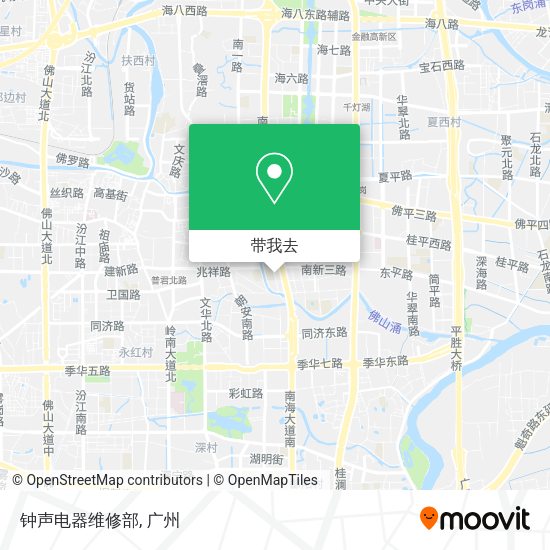 钟声电器维修部地图