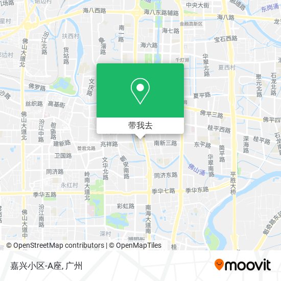 嘉兴小区-A座地图