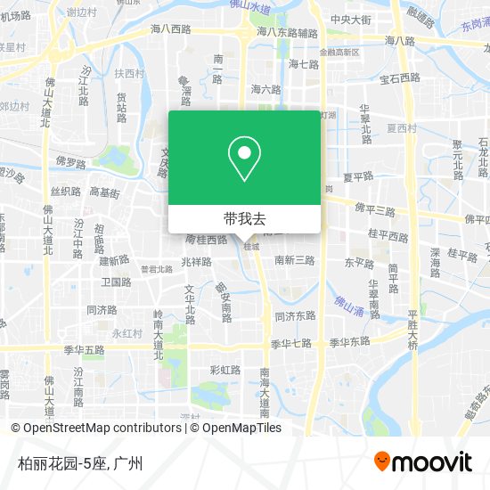 柏丽花园-5座地图