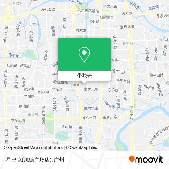 星巴克(凯德广场店)地图