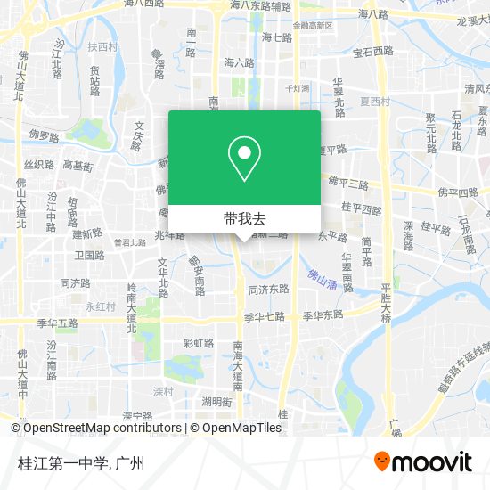 桂江第一中学地图