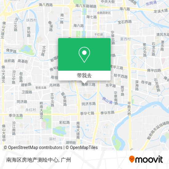 南海区房地产测绘中心地图