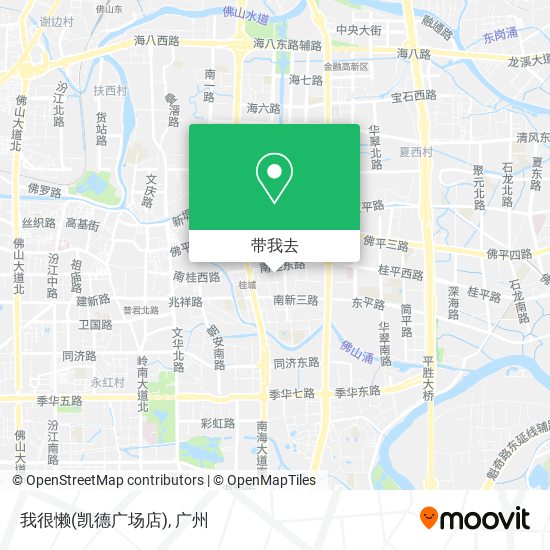 我很懒(凯德广场店)地图