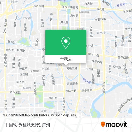 中国银行(桂城支行)地图