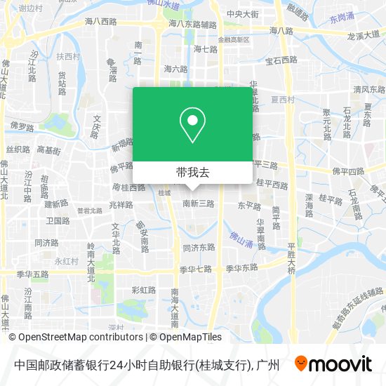 中国邮政储蓄银行24小时自助银行(桂城支行)地图