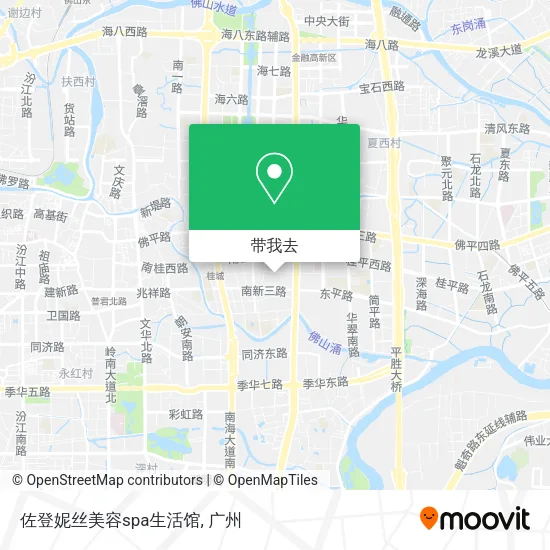 佐登妮丝美容spa生活馆地图