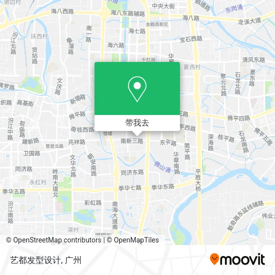 艺都发型设计地图
