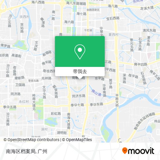 南海区档案局地图