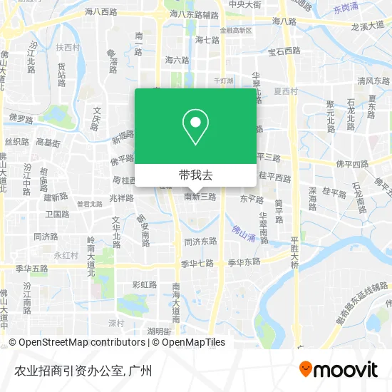 农业招商引资办公室地图