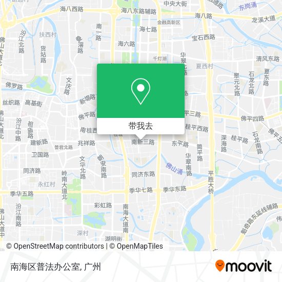 南海区普法办公室地图