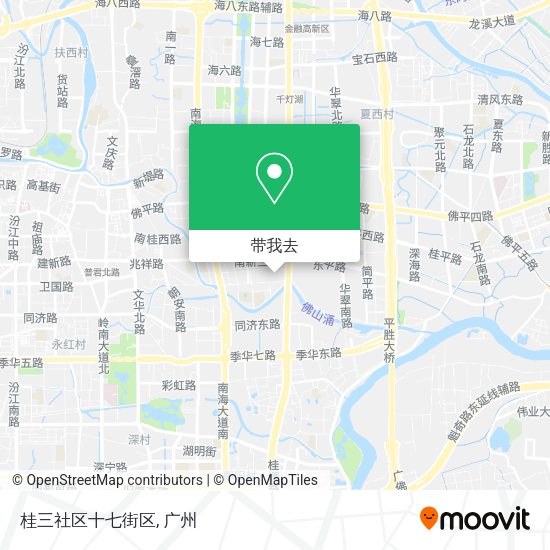 桂三社区十七街区地图