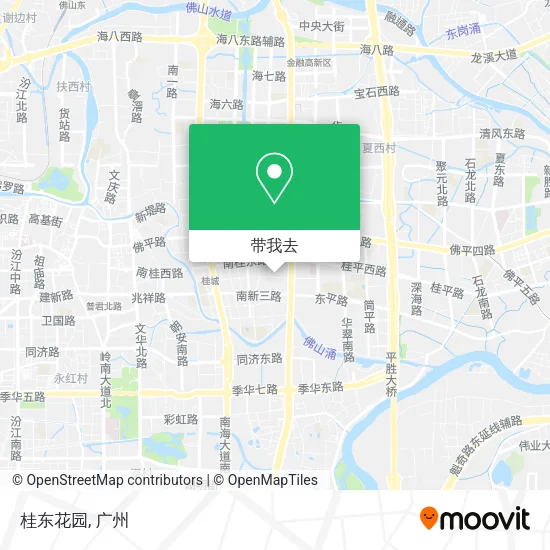 桂东花园地图