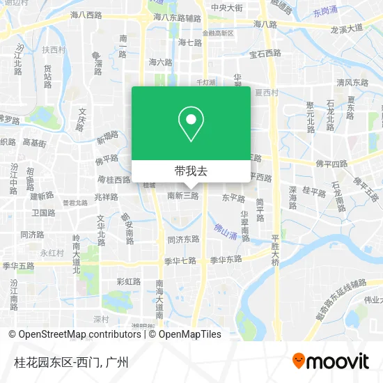桂花园东区-西门地图
