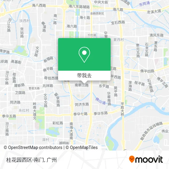 桂花园西区-南门地图