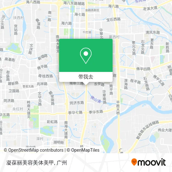 凝葆丽美容美体美甲地图