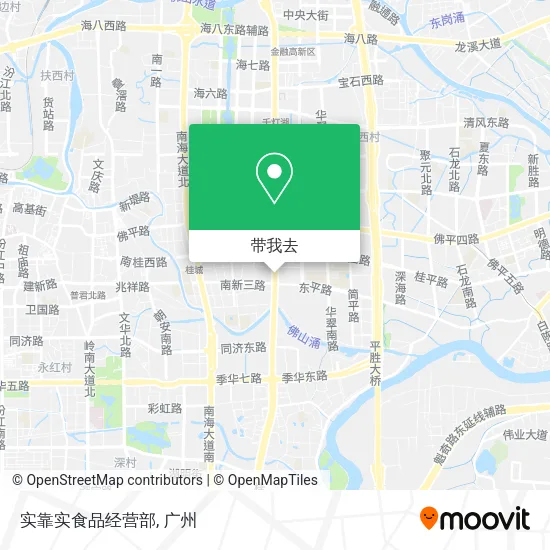 实靠实食品经营部地图