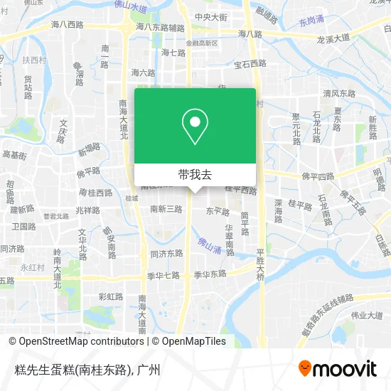 糕先生蛋糕(南桂东路)地图