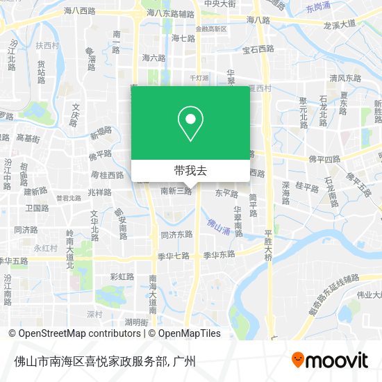 佛山市南海区喜悦家政服务部地图