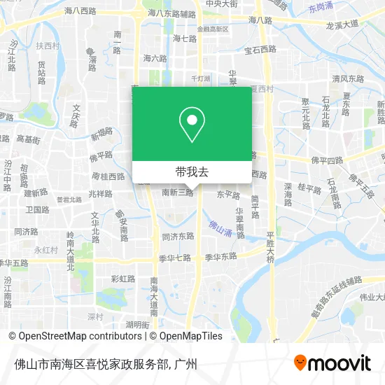 佛山市南海区喜悦家政服务部地图