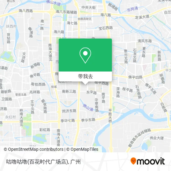 咕噜咕噜(百花时代广场店)地图