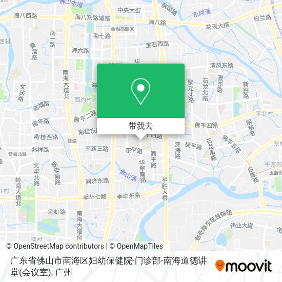 广东省佛山市南海区妇幼保健院-门诊部-南海道德讲堂(会议室)地图