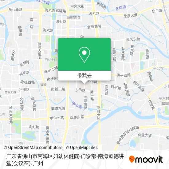 广东省佛山市南海区妇幼保健院-门诊部-南海道德讲堂(会议室)地图